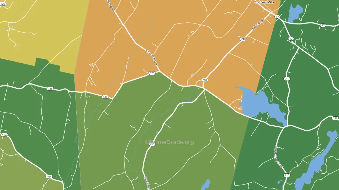 04353, ME Map of Drug-Related Crime Rates