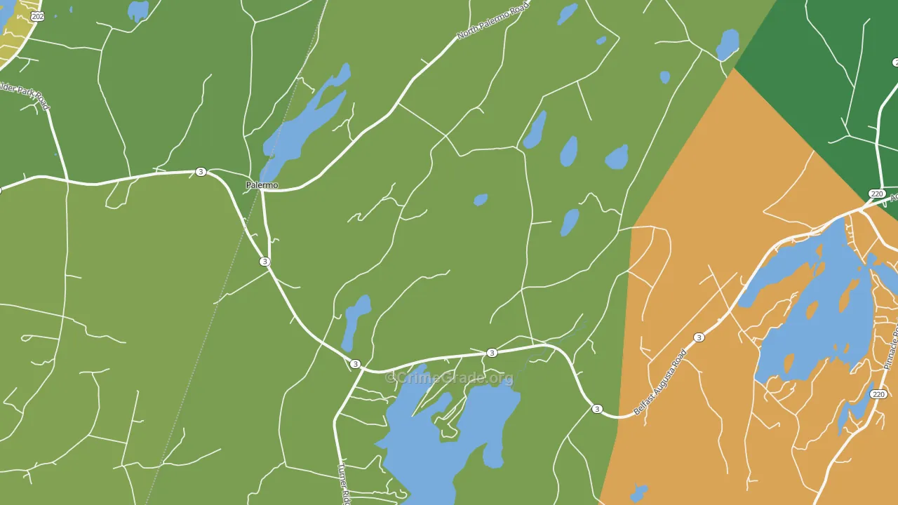 04354, ME Map of Drug-Related Crime Rates