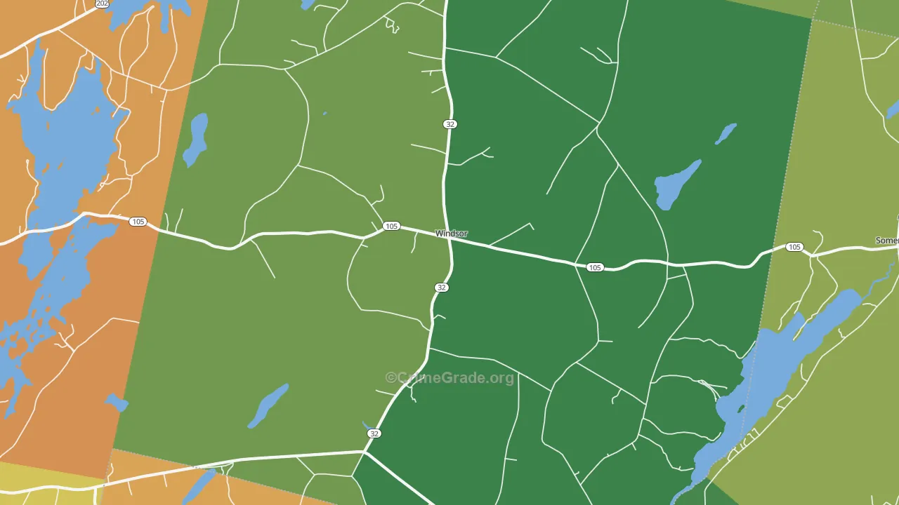 04363, ME Map of Drug-Related Crime Rates