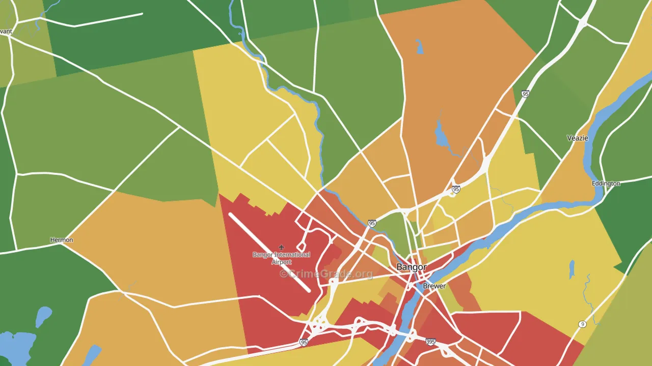 04401, ME Map of Drug-Related Crime Rates
