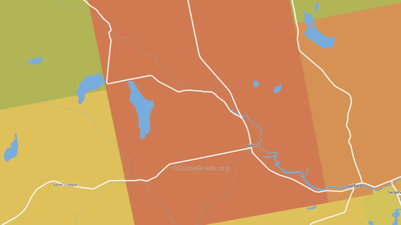 04406, ME Map of Drug-Related Crime Rates
