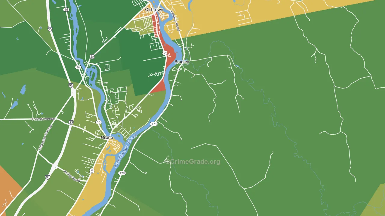 04411, ME Map of Drug-Related Crime Rates