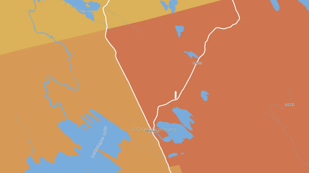 04413, ME Map of Drug-Related Crime Rates