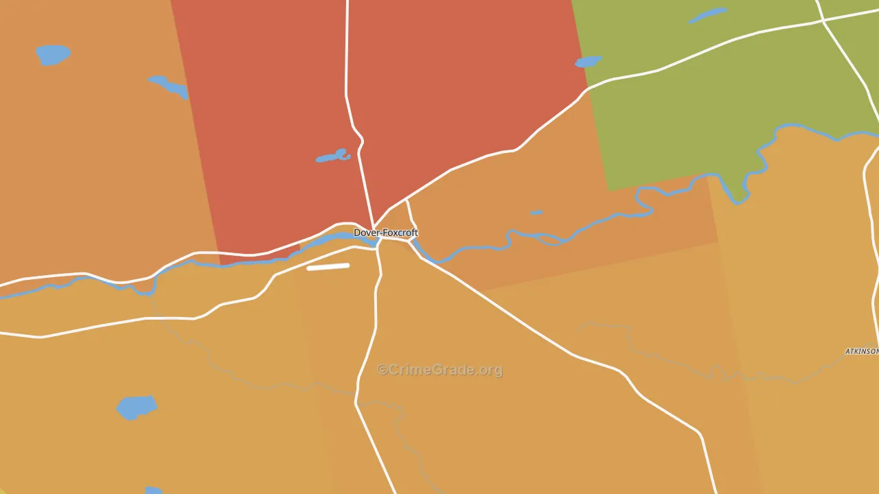 04426, ME Map of Drug-Related Crime Rates