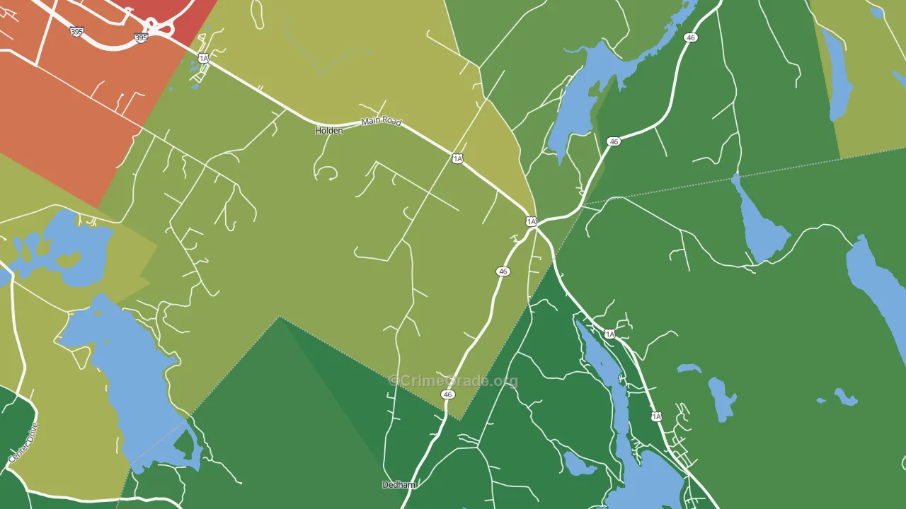 04429, ME Map of Drug-Related Crime Rates