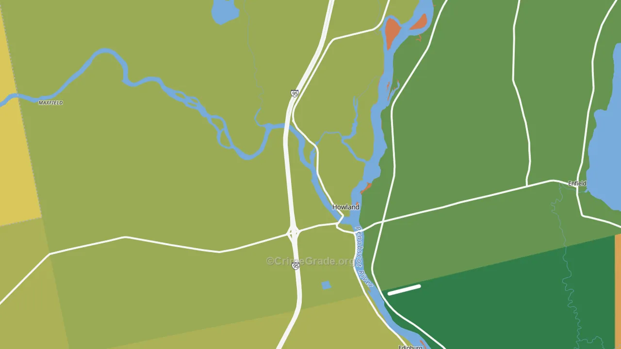 04448, ME Map of Drug-Related Crime Rates
