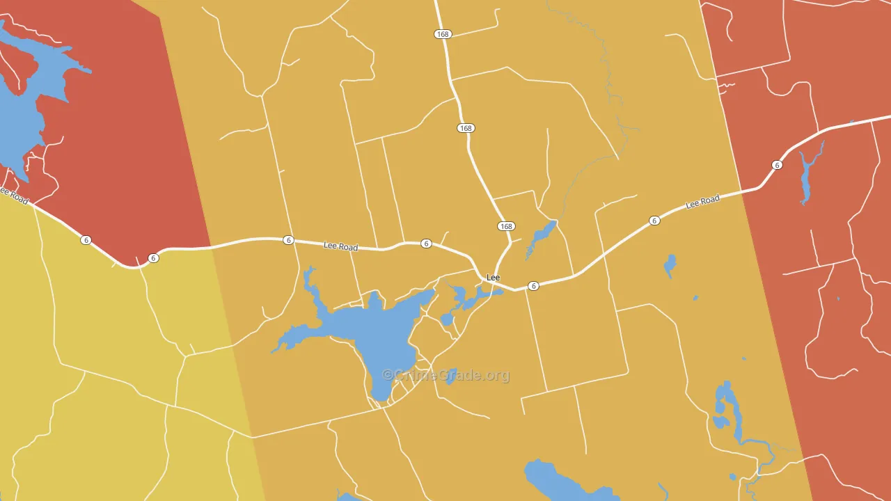 04455, ME Map of Drug-Related Crime Rates