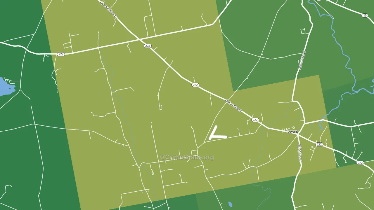 04456, ME Map of Drug-Related Crime Rates