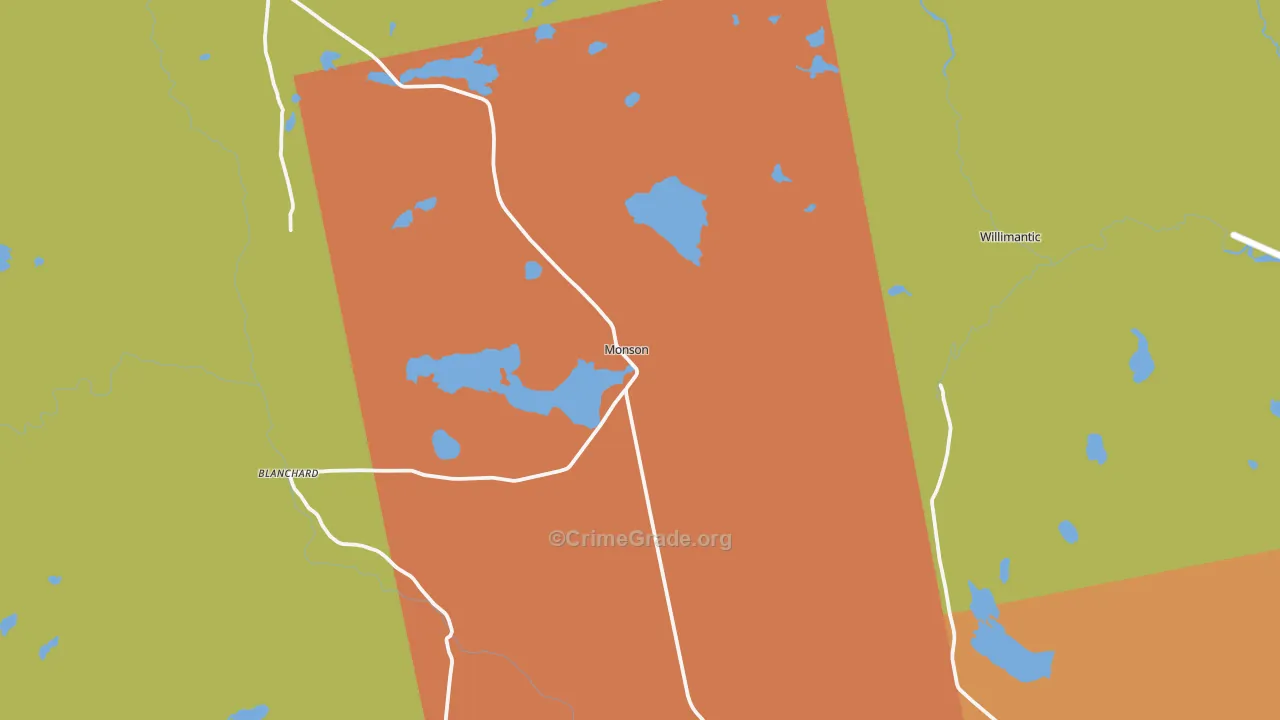 04464, ME Map of Drug-Related Crime Rates