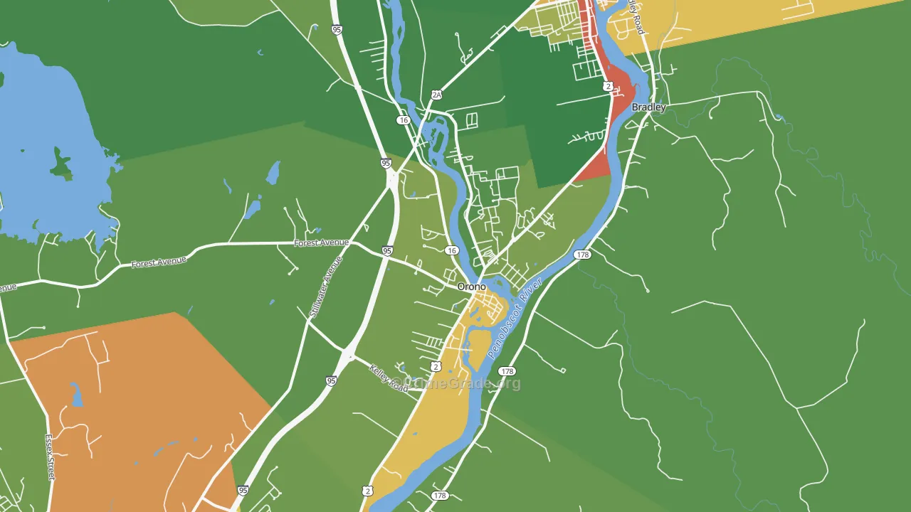 04473, ME Map of Drug-Related Crime Rates