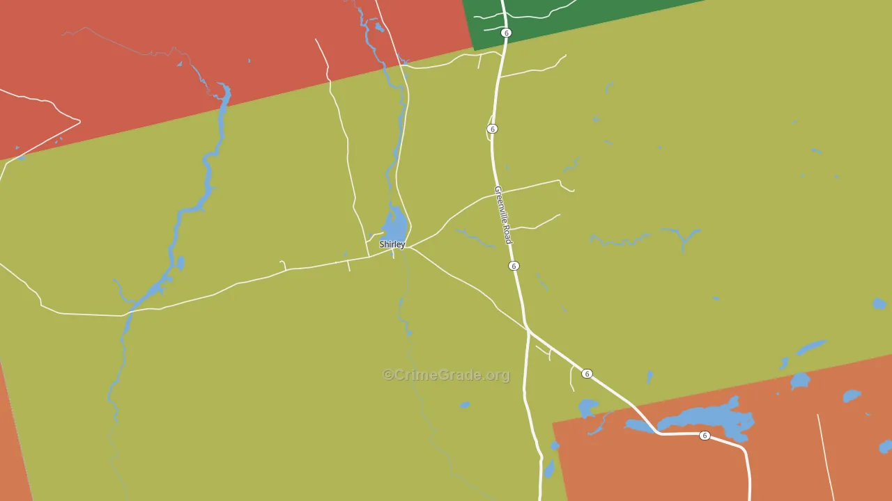 04485, ME Map of Drug-Related Crime Rates