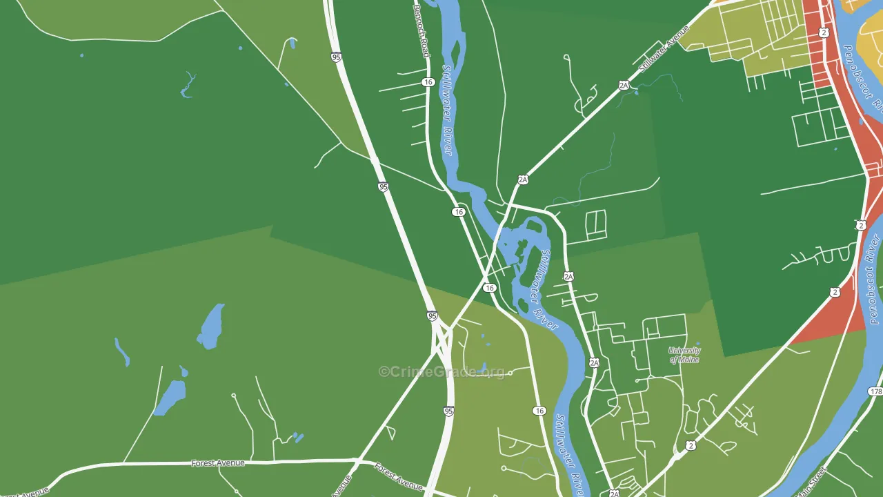 04489, ME Map of Drug-Related Crime Rates