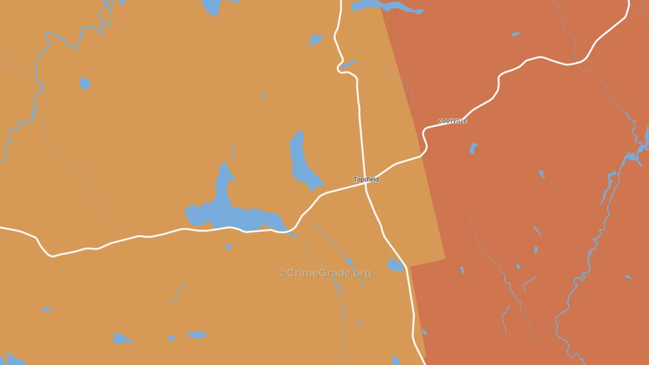 04490, ME Map of Drug-Related Crime Rates