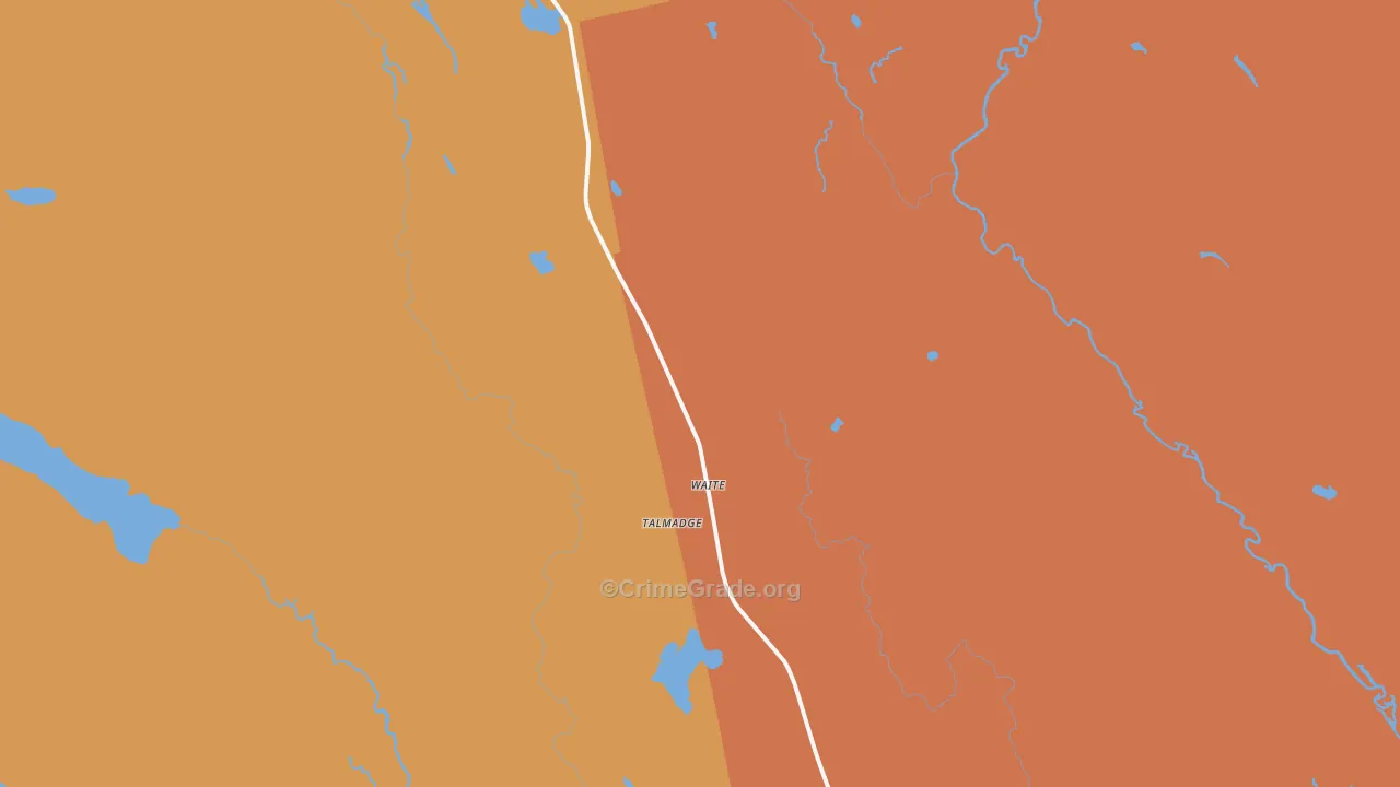 04492, ME Map of Drug-Related Crime Rates
