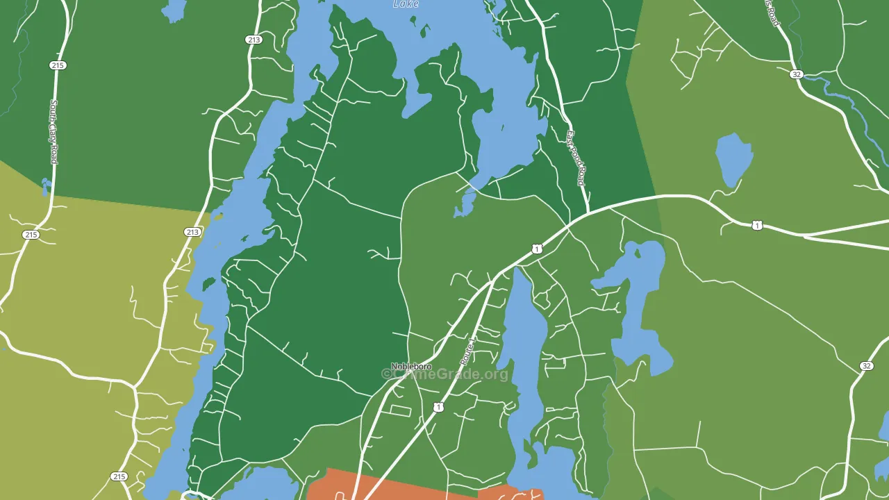 04555, ME Map of Drug-Related Crime Rates
