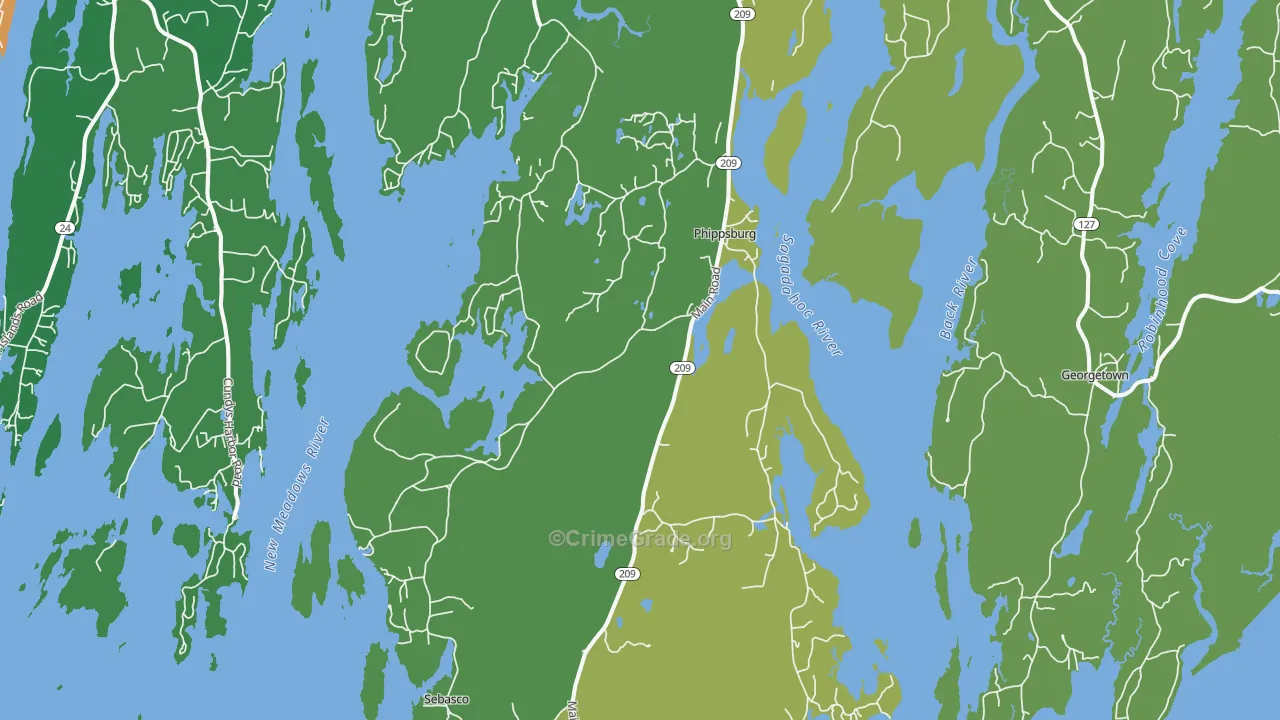 04562, ME Map of Drug-Related Crime Rates