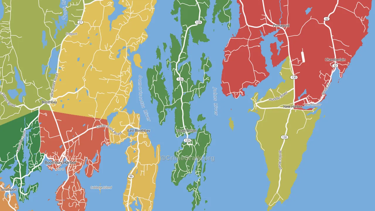 04568, ME Map of Drug-Related Crime Rates