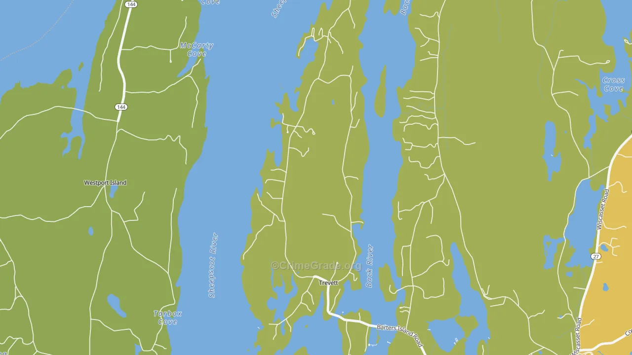 04571, ME Map of Drug-Related Crime Rates
