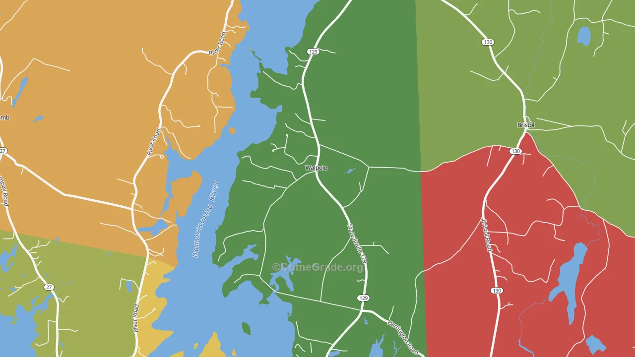 04573, ME Map of Drug-Related Crime Rates