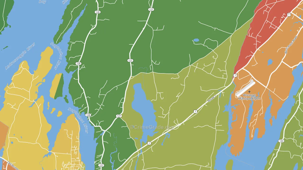 04579, ME Map of Drug-Related Crime Rates