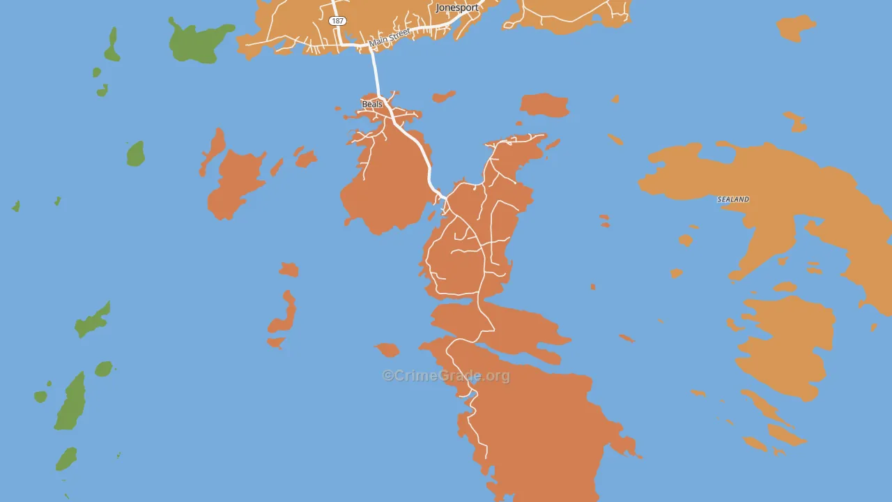 04611, ME Map of Drug-Related Crime Rates