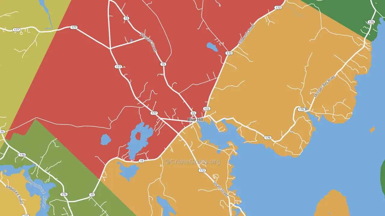 04614, ME Map of Drug-Related Crime Rates