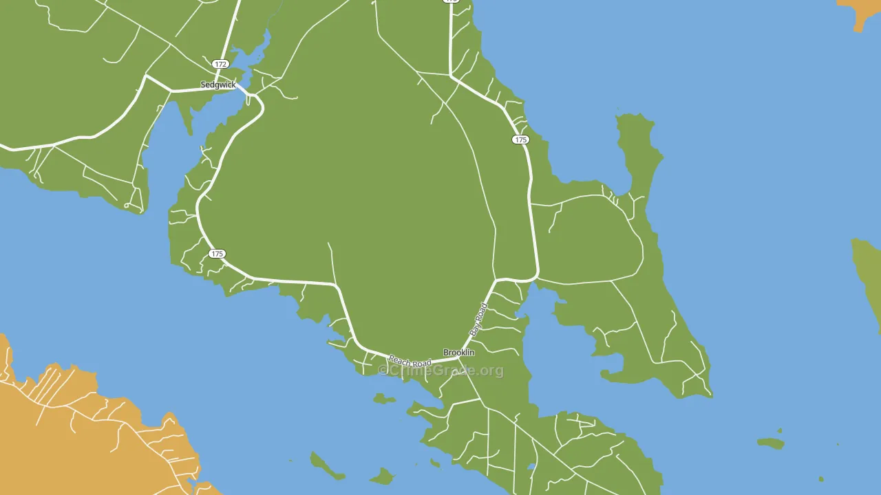 04616, ME Map of Drug-Related Crime Rates