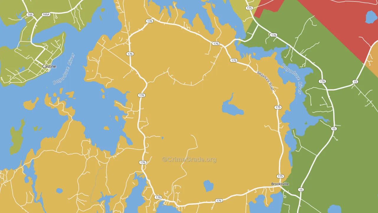 04617, ME Map of Drug-Related Crime Rates