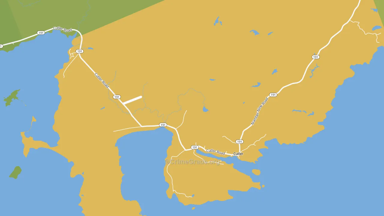 04626, ME Map of Drug-Related Crime Rates