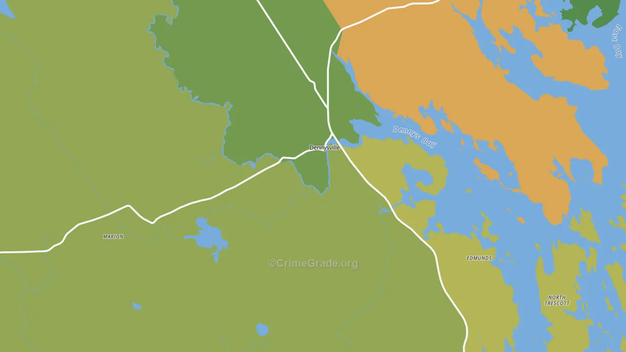 04628, ME Map of Drug-Related Crime Rates