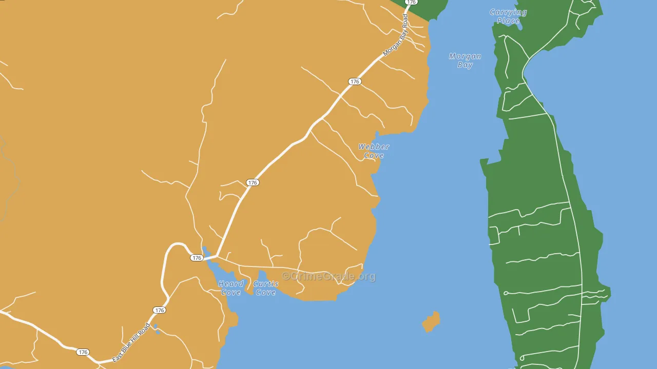 04629, ME Map of Drug-Related Crime Rates
