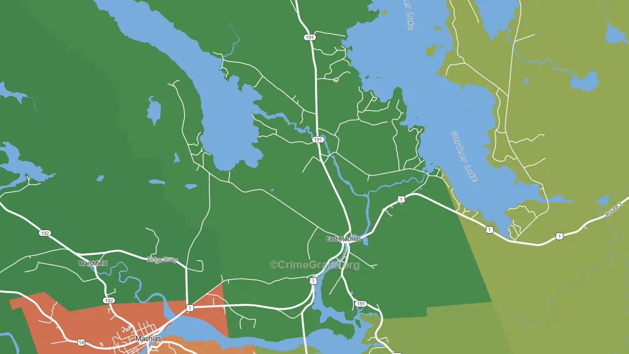 04630, ME Map of Drug-Related Crime Rates
