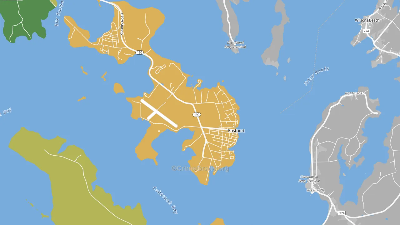 04631, ME Map of Drug-Related Crime Rates