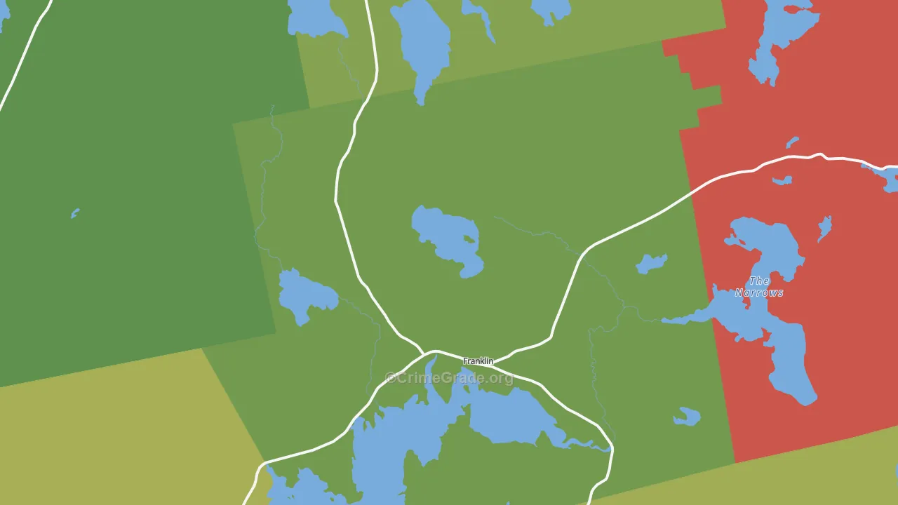 04634, ME Map of Drug-Related Crime Rates
