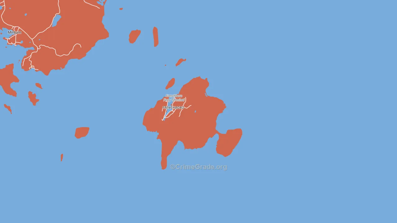 04635, ME Map of Drug-Related Crime Rates