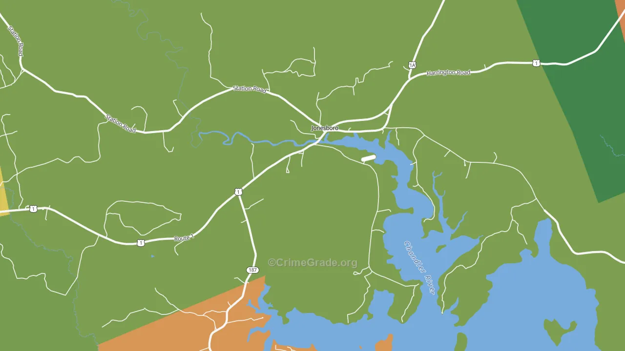 04648, ME Map of Drug-Related Crime Rates