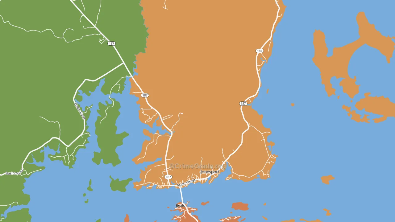 04649, ME Map of Drug-Related Crime Rates