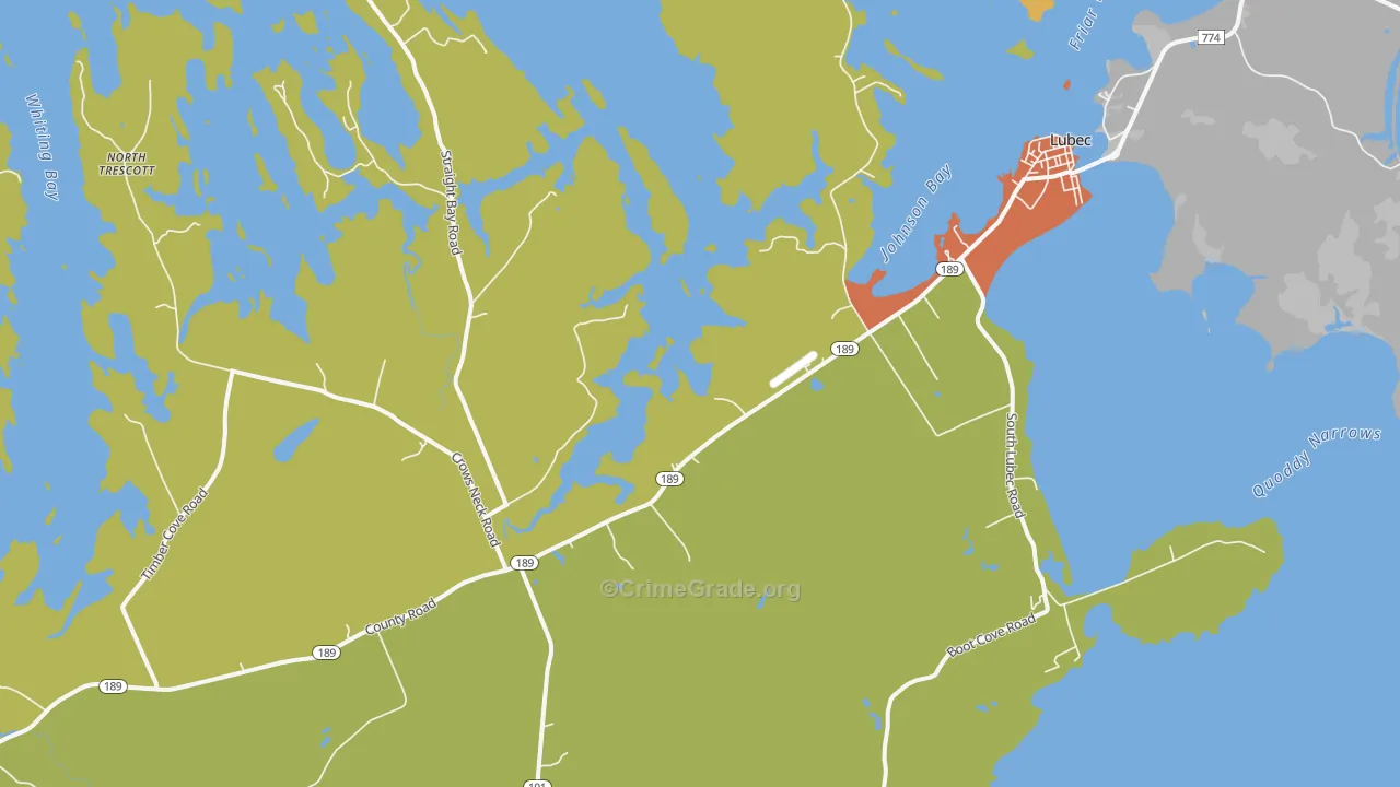04652, ME Map of Drug-Related Crime Rates