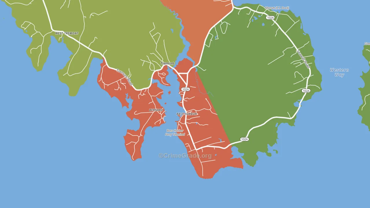 04653, ME Map of Drug-Related Crime Rates