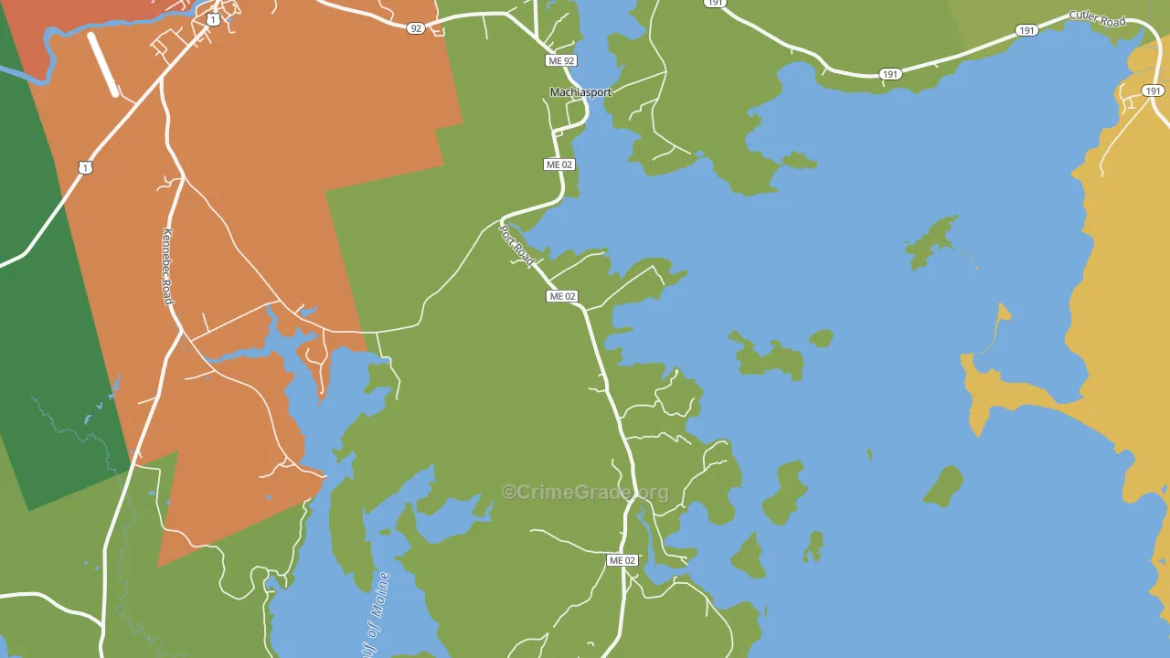 04655, ME Map of Drug-Related Crime Rates