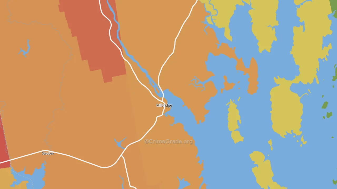 04658, ME Map of Drug-Related Crime Rates