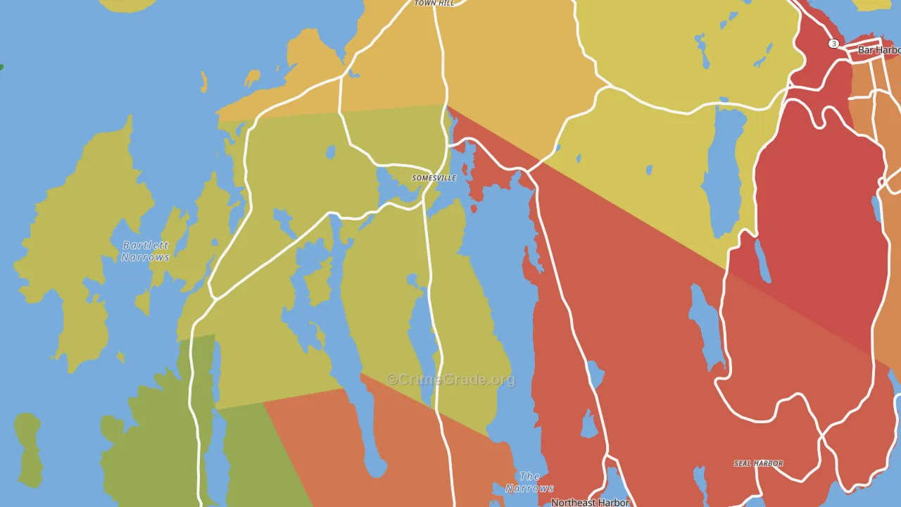 04660, ME Map of Drug-Related Crime Rates