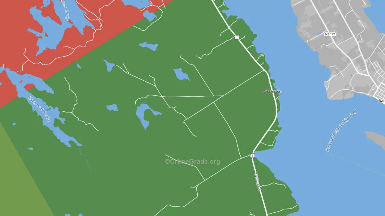 04671, ME Map of Drug-Related Crime Rates