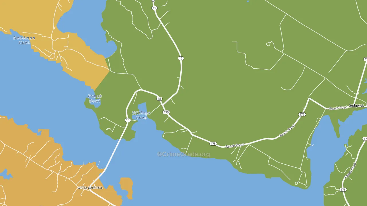 04673, ME Map of Drug-Related Crime Rates