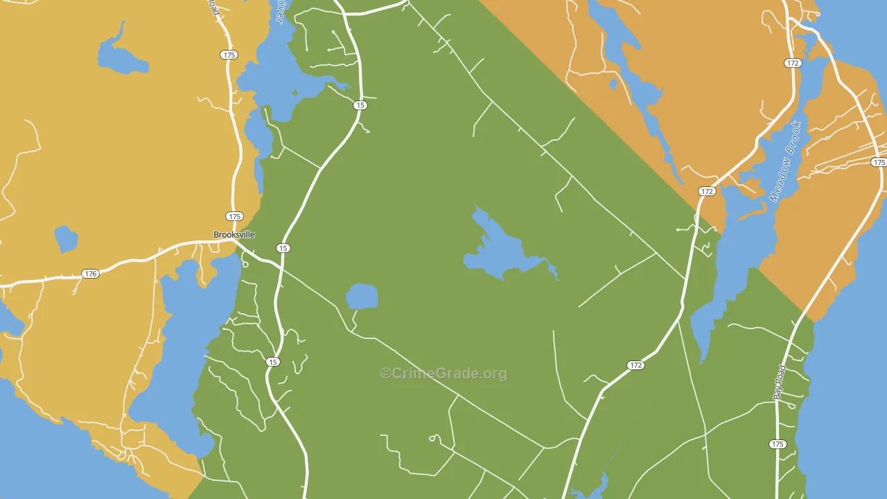 04676, ME Map of Drug-Related Crime Rates