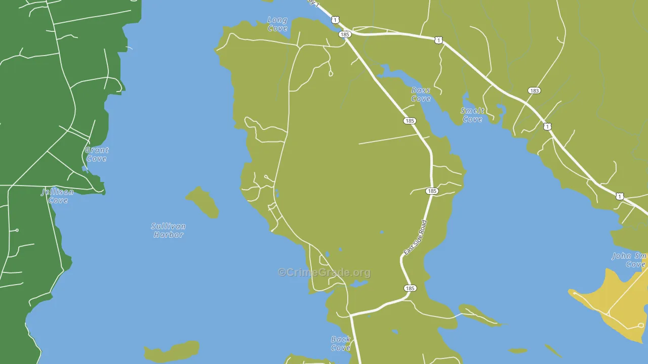 04677, ME Map of Drug-Related Crime Rates