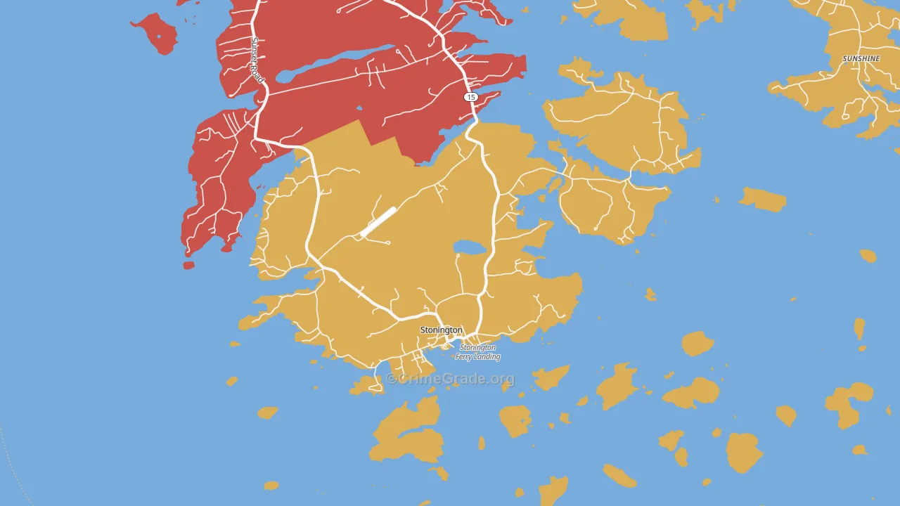 04681, ME Map of Drug-Related Crime Rates