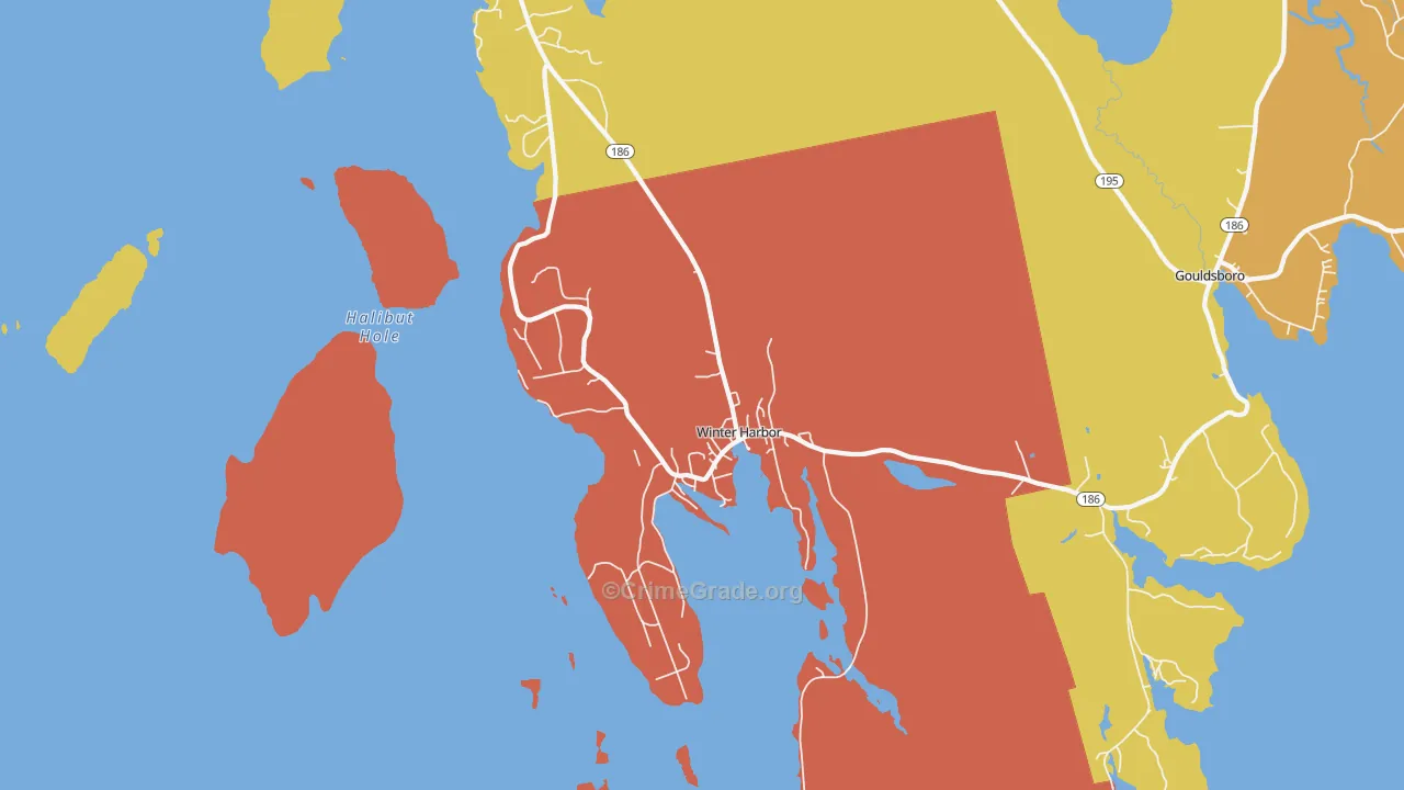04693, ME Map of Drug-Related Crime Rates