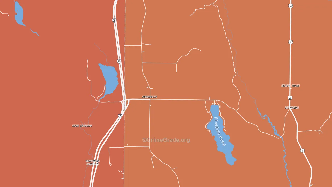 04733, ME Map of Drug-Related Crime Rates