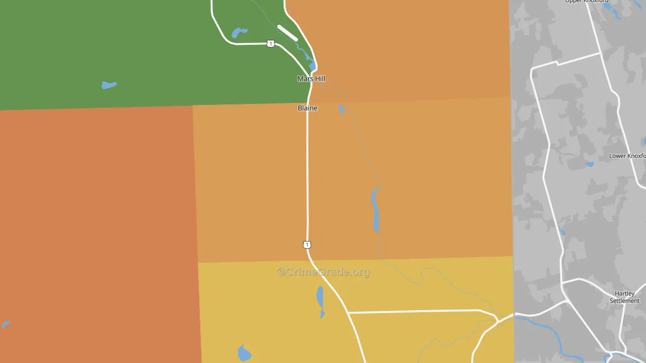 04734, ME Map of Drug-Related Crime Rates